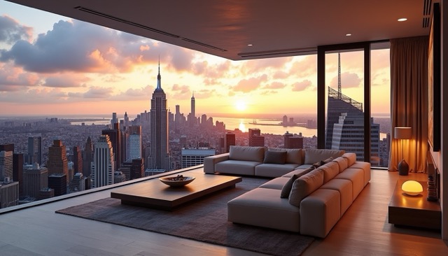 contemporary penthouse apartment